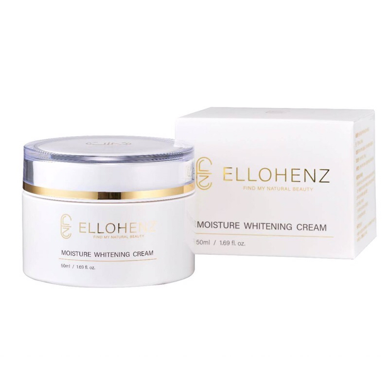 Kem dưỡng sáng da ELLOHENZ  MOISTURE WHITENING CREAM