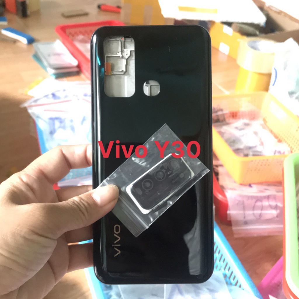 Bộ vỏ vivo Y50 / Y30 kèm kính camera +nút bấm
