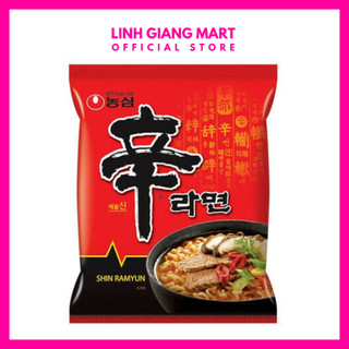 Nongshim Shin Ramyun - Mỳ Ăn Liền Shin Ramyun Cay Hàn Quốc - Gói 120g