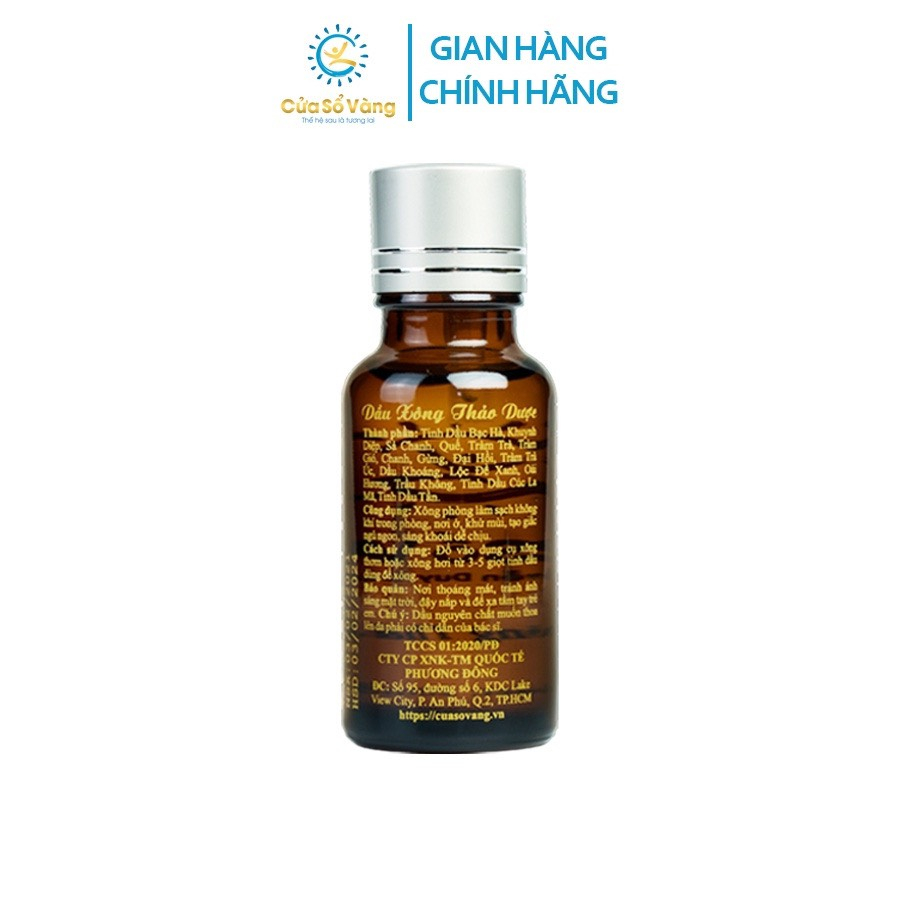 Tinh dầu cửa sổ vàng