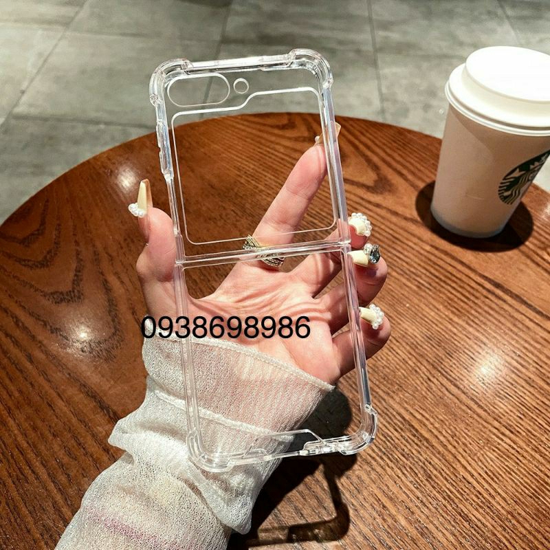 Dán màn hình Samsung Z Flip 5/Z Flip 3/Z Flip 4 full màn dẻo trong suốt PPF tự phục hồi vết xước–Dán dẻo