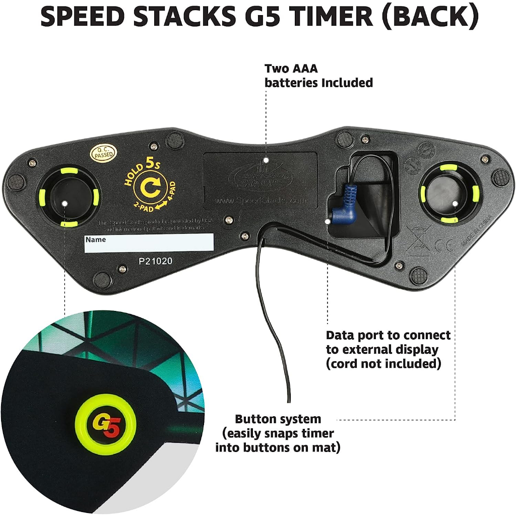 SpeedStacks Pro Timer GEN 5 (G5) - Đồng hồ thời gian Chơi Rubik Cao Cấp Cho GAN 13 Maglev UV, Tornado V3, WRM V9