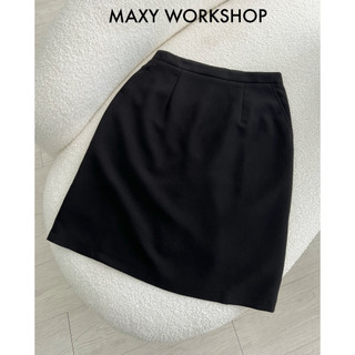 Chân váy dài ngang gối công sở basic skirt Maxy Workshop