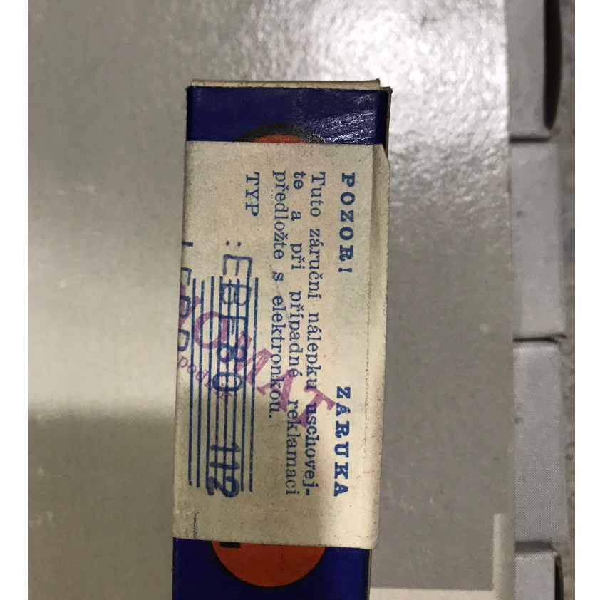 EBF80 TUBE bóng cổ châu âu trong hộp