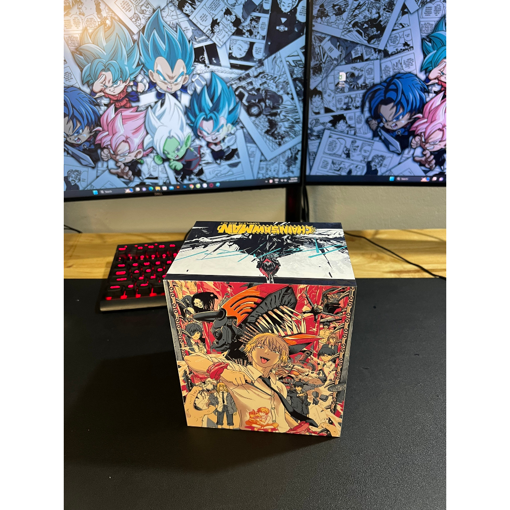 Box Chainsaw Man dùng để bày manga