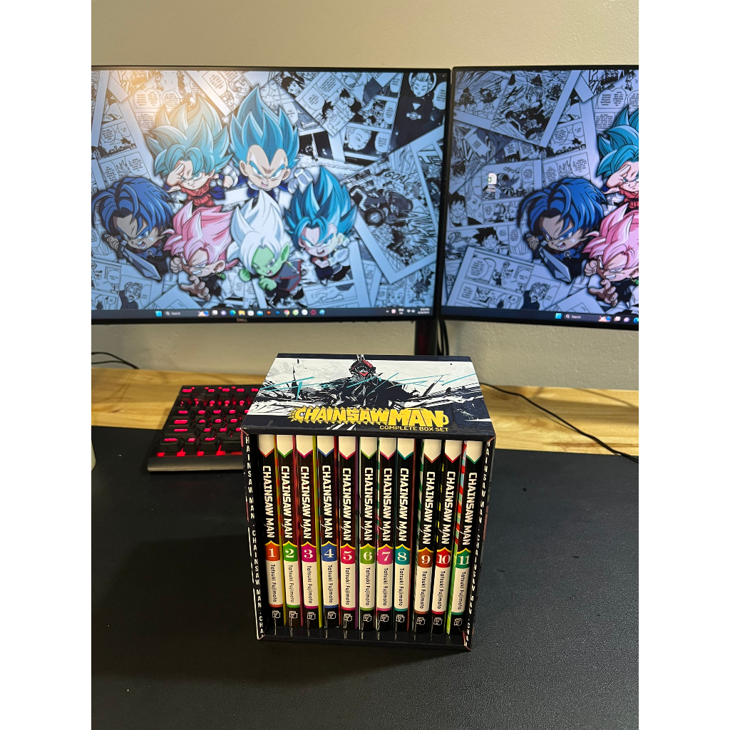 Box Chainsaw Man dùng để bày manga
