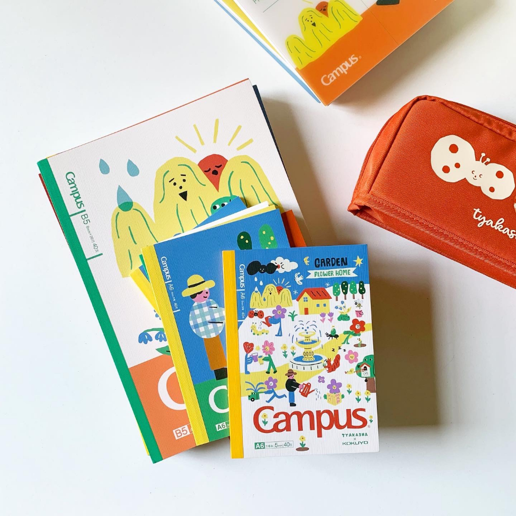 Bộ sưu tập sổ vở Kokuyo Campus TYAKASHA phiên bản giới hạn Art Therapy
