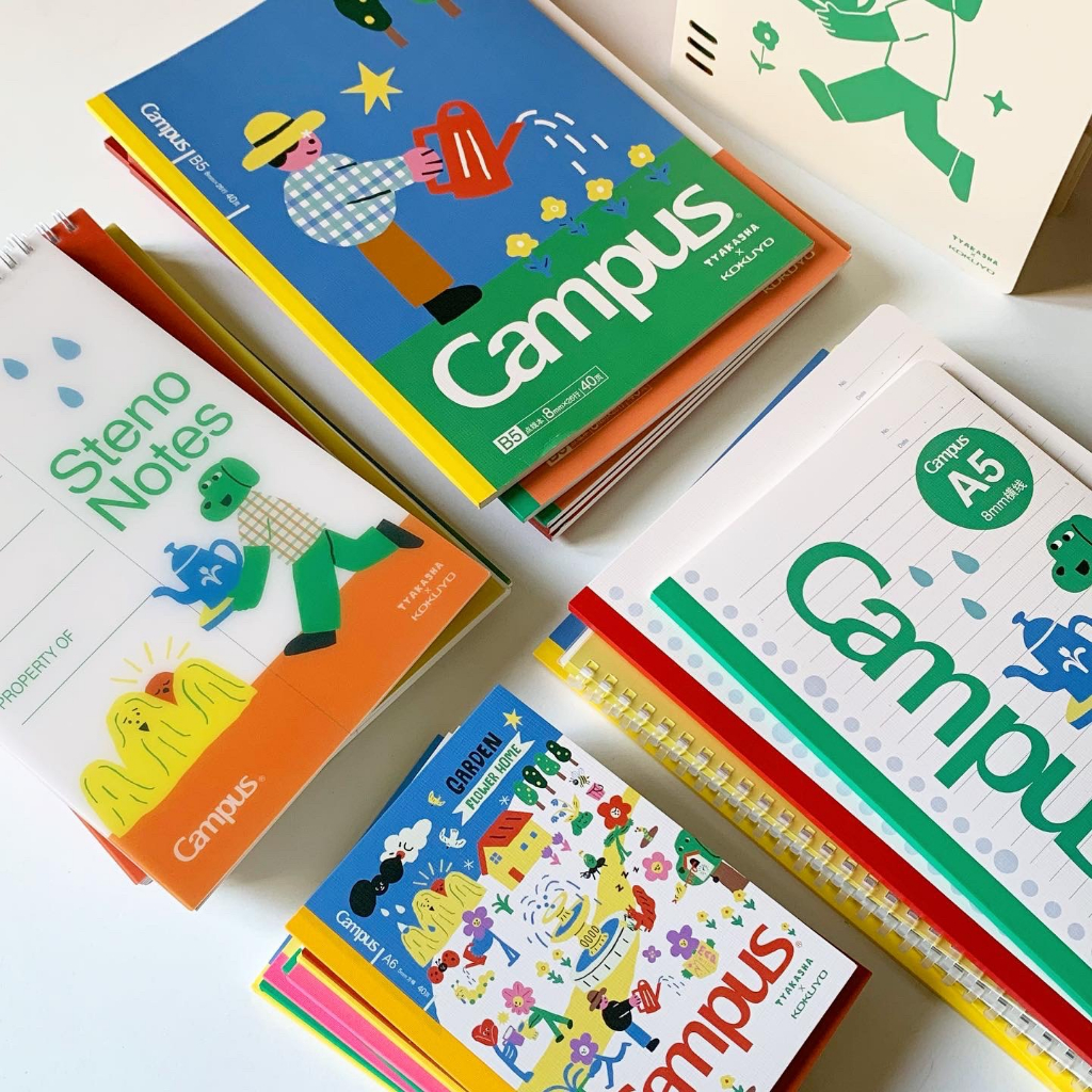 Bộ sưu tập sổ vở Kokuyo Campus TYAKASHA phiên bản giới hạn Art Therapy