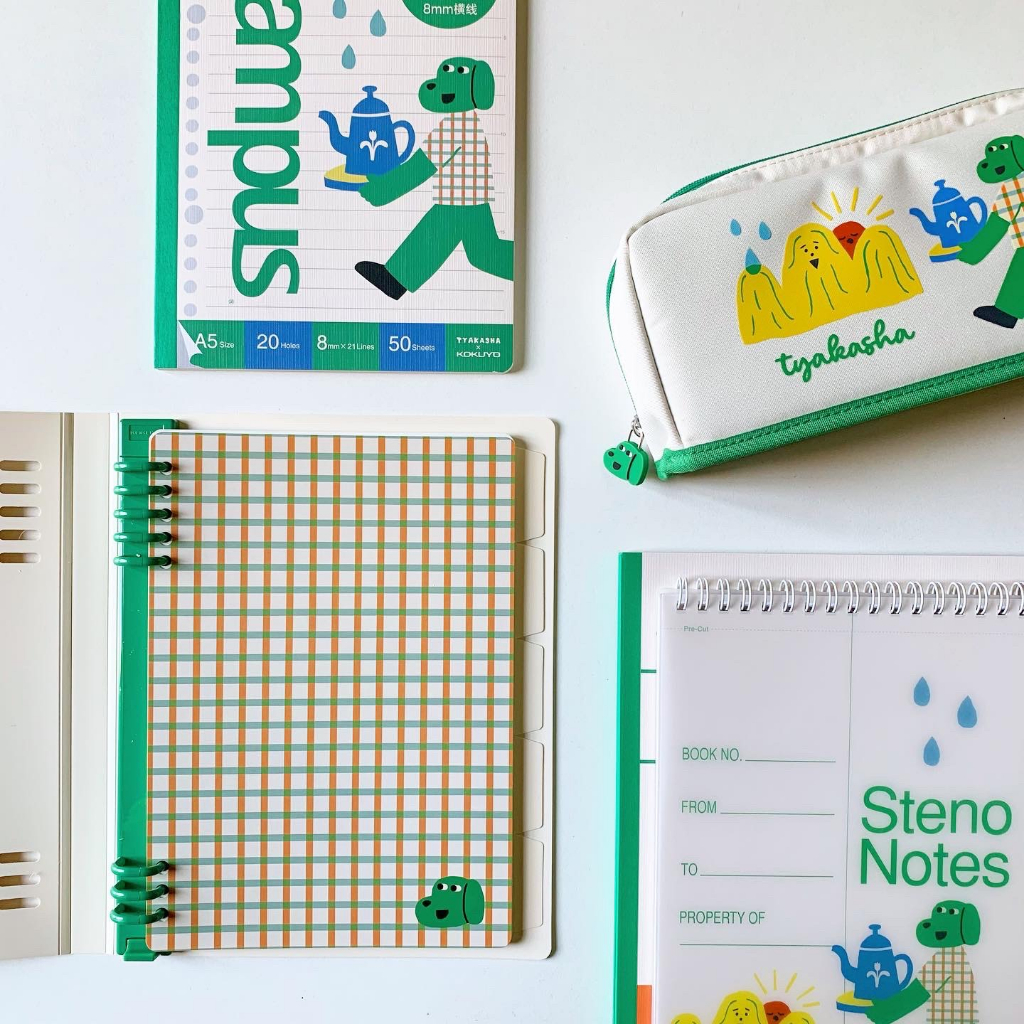 Bộ sưu tập sổ vở Kokuyo Campus TYAKASHA phiên bản giới hạn Art Therapy