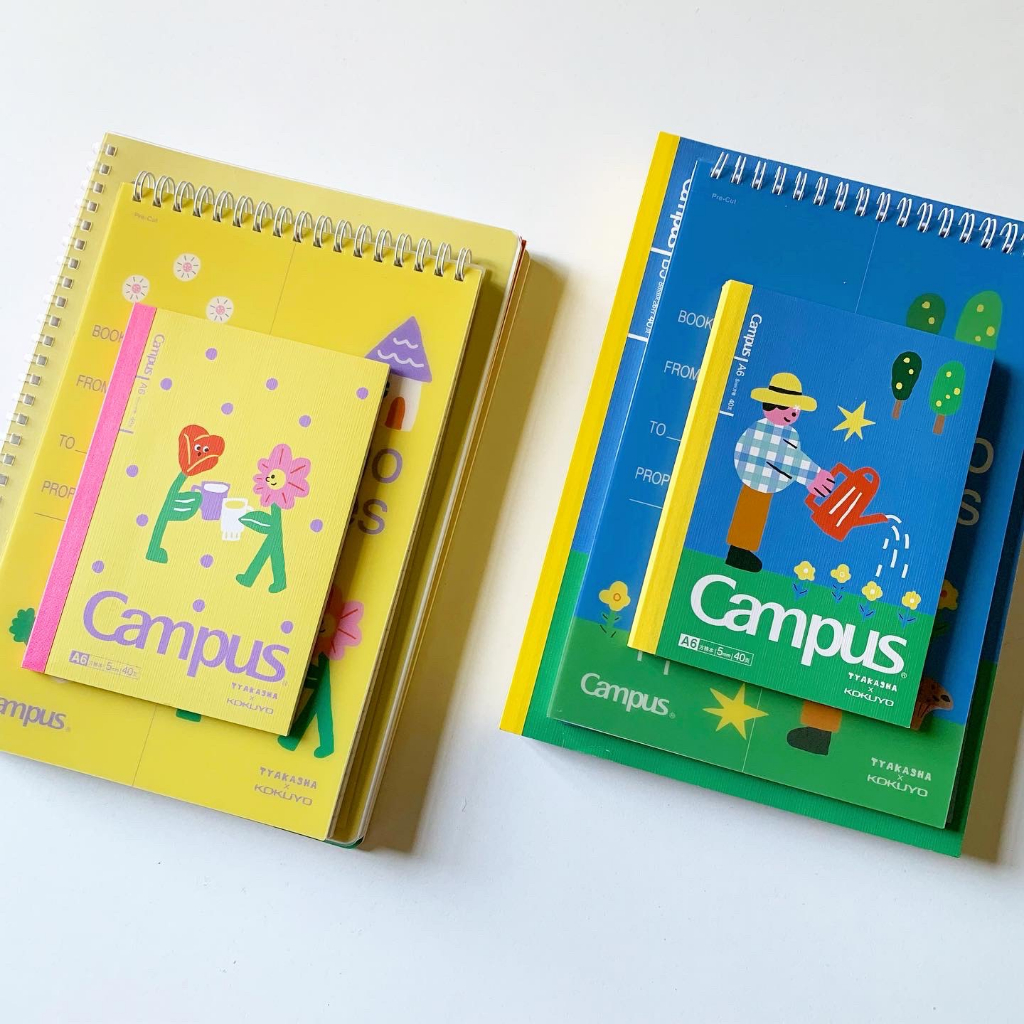 Bộ sưu tập sổ vở Kokuyo Campus TYAKASHA phiên bản giới hạn Art Therapy