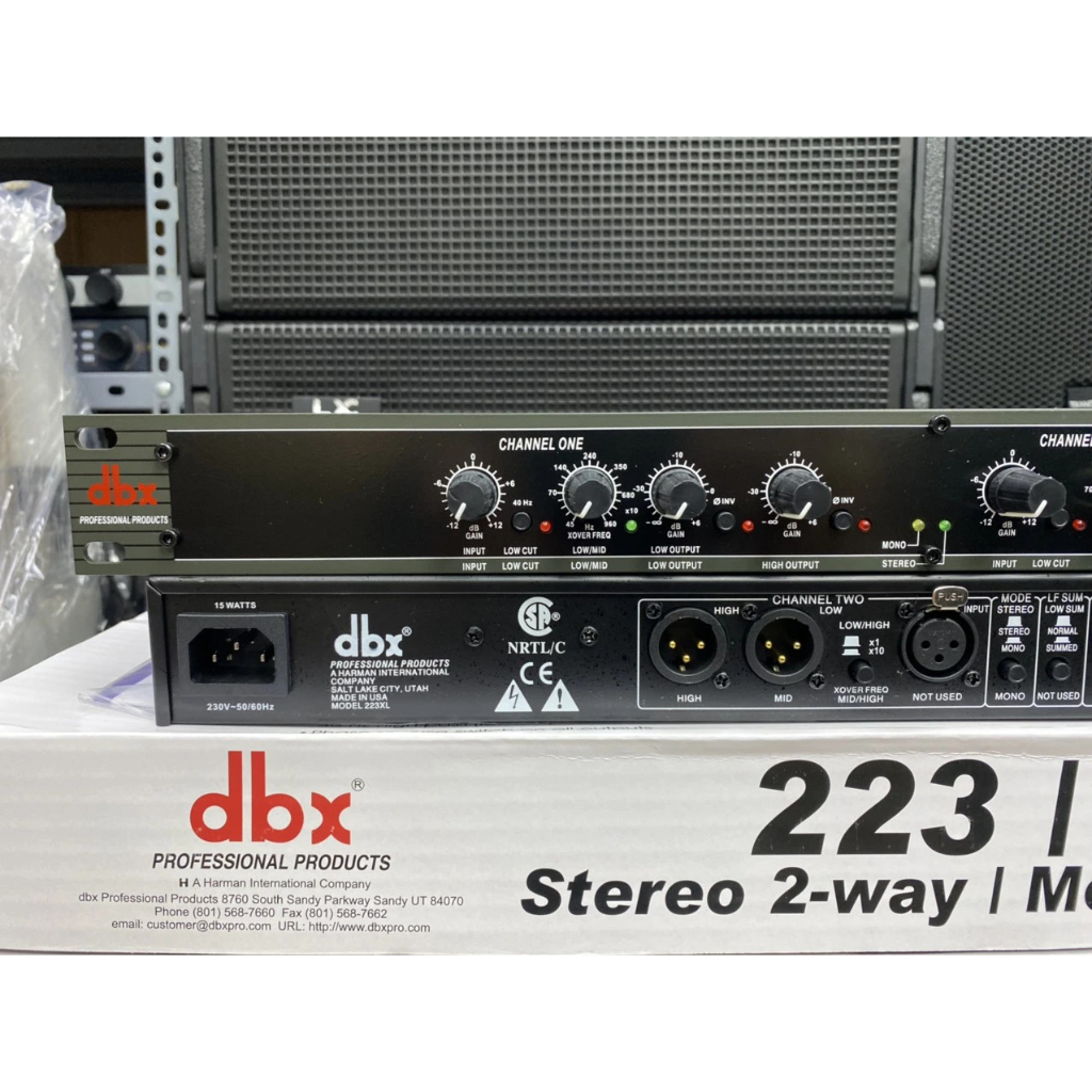 Crossover Dbx 223xl,223xs hàng loại 1 cao cấp cho ra âm thanh chuyên nghiệp
