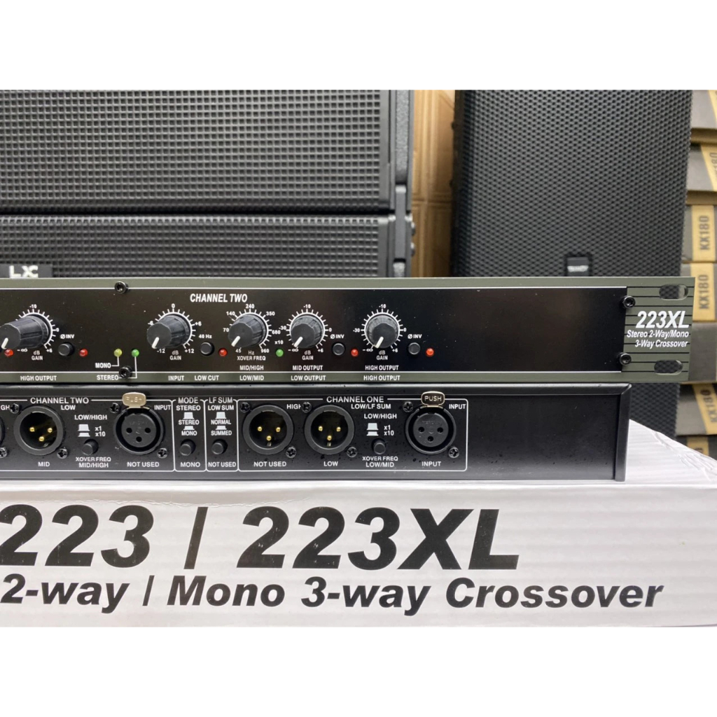 Crossover Dbx 223xl,223xs hàng loại 1 cao cấp cho ra âm thanh chuyên nghiệp
