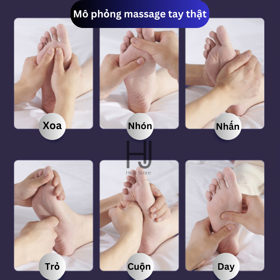 Máy Massage Chân Chườm Nóng Đa Chức Năng - Máy Massage Bàn Chân Tự Động - Máy Massage Bắp Chân Thư Giãn Cao Cấp
