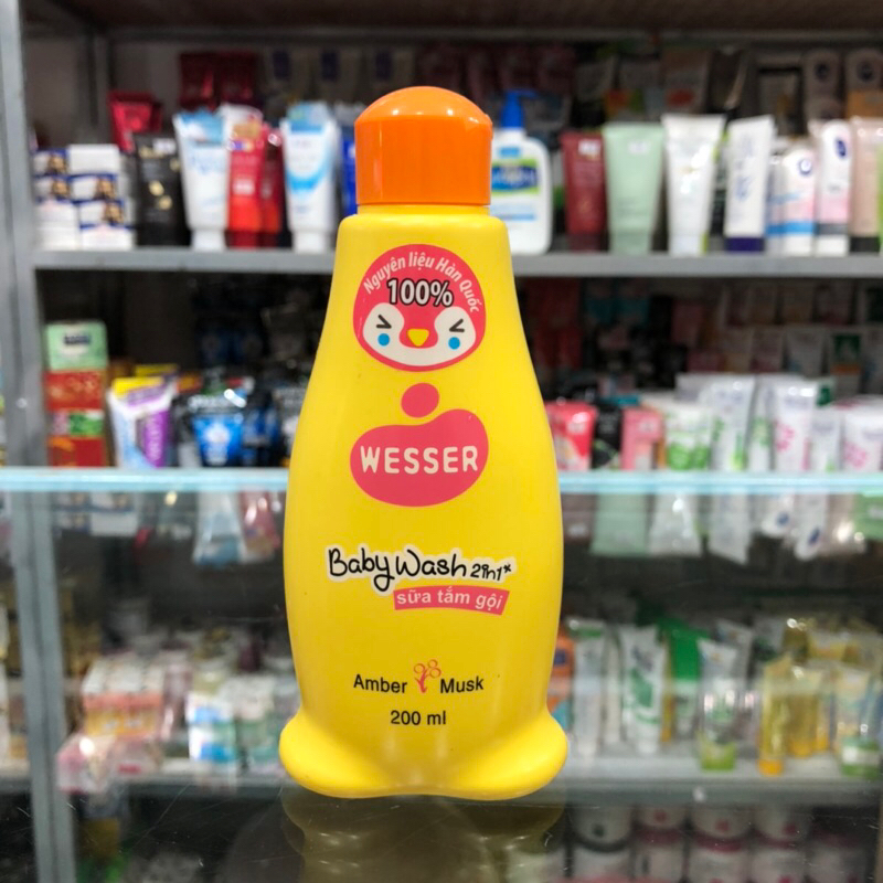SỮA TẮM GỘI WESSER 2IN1 CHO BÉ 200ML