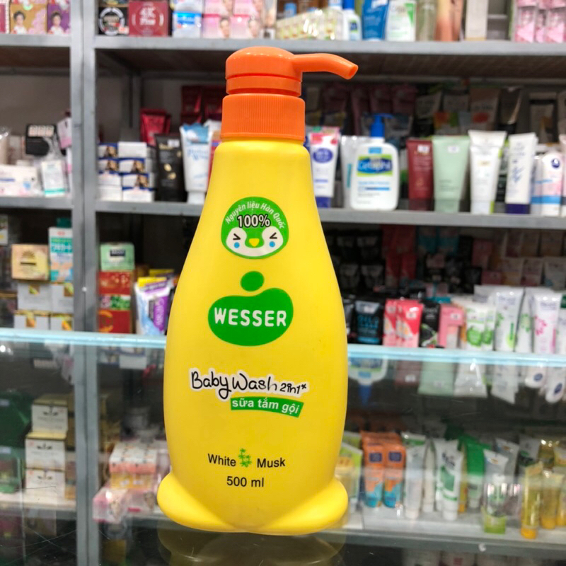 SỮA TẮM GỘI WESSER 2IN1 CHO BÉ 500ML