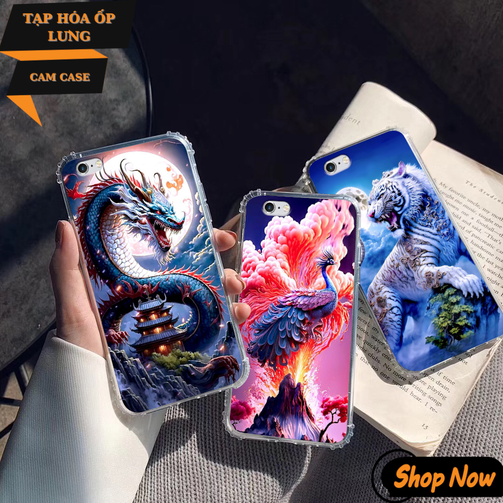 Ốp UVdẻo trong iPhone 6 / 6S / 6 PLUS / 6S PLUS in hình LINH VẬT phong thủy phù hợp moị lứa tuổi