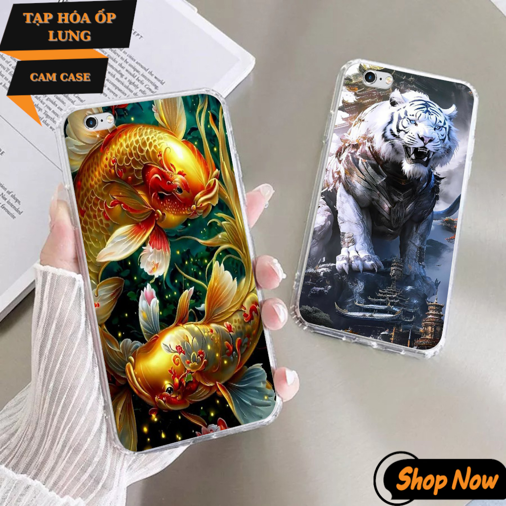 Ốp UVdẻo trong iPhone 6 / 6S / 6 PLUS / 6S PLUS in hình LINH VẬT phong thủy phù hợp moị lứa tuổi