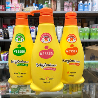 Sữa tắm gội wesser 2in1 cho bé 500ml