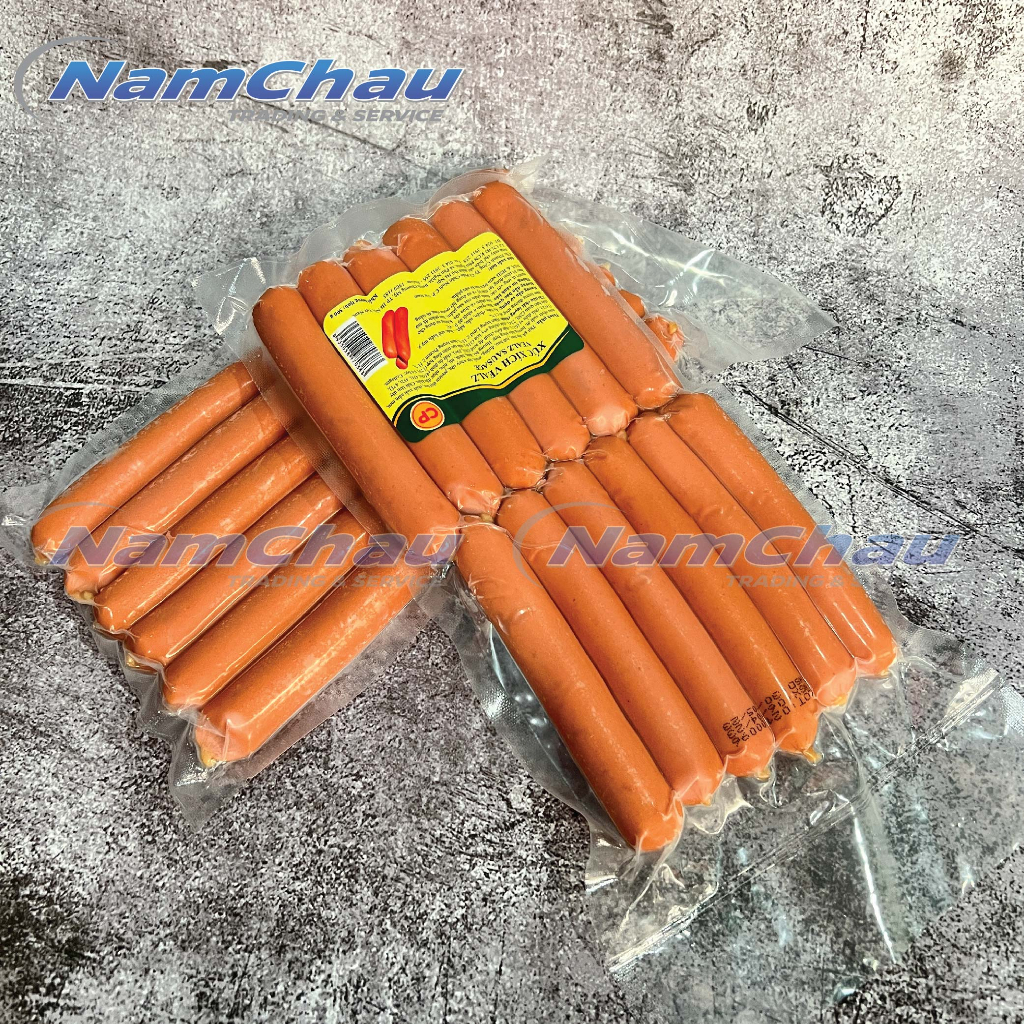 Xúc xích Vealz Sausage CP 12 cây 500gr thơm ngon từ thịt heo tươi sạch 100%
