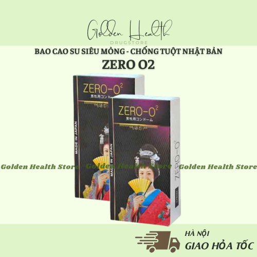 ⭐ Combo 144 chiếc Bao cao su Zero O2 siêu mỏng bao cao su Nhật