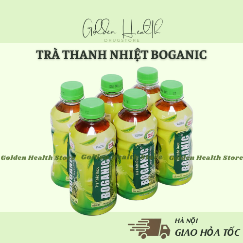 ⭐ Lốc 6 chai Trà thảo dược Boganic Traphaco hỗ trợ giải nhiệt, thanh lọc, mát gan (290ml)