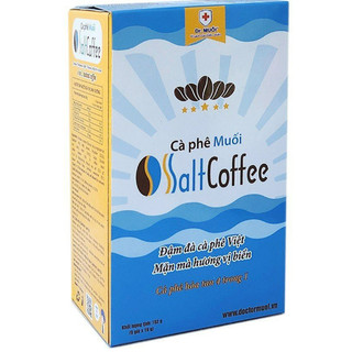  CÀ PHÊ MUỐI 4 VỊ MẪU MỚI- hộp 9 gói  Sầu riêng  Dừa  Trứng  Truyền thống 