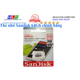 Thẻ nhớ sandisk 64gb class 10 microsd