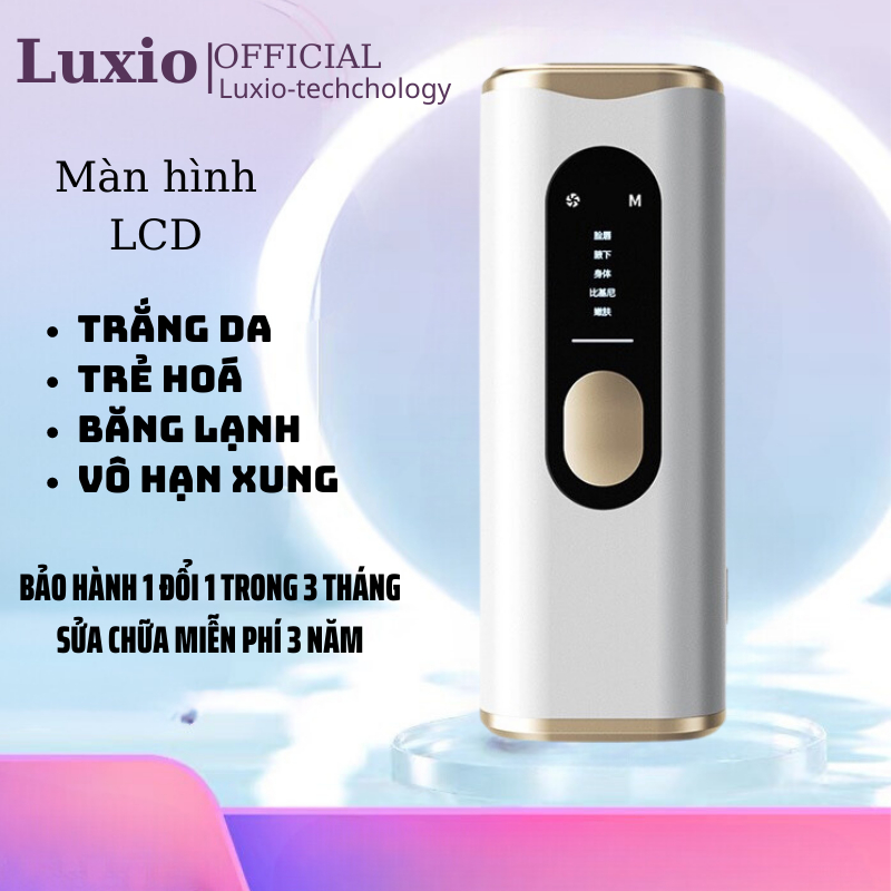 Máy triệt lông vĩnh viễn băng lạnh trẻ hoá có phân vùng triệt, công nghệ băng lạnh không đau có vi sử lý thông minh