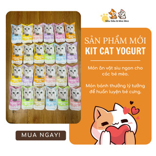Kitcat yogurt sữa chua sấy thú cưng