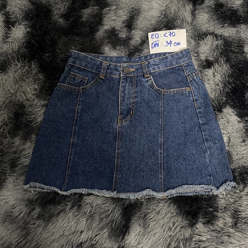 Pass chân váy jeans ngắn, tennis, kaki Thanh Lý