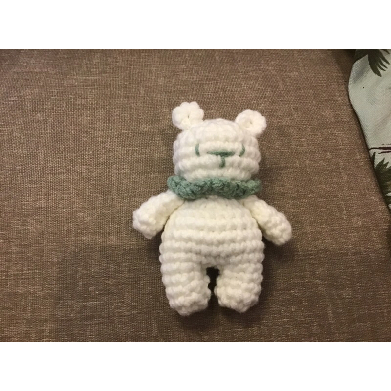 Gấu bằng len cute làm móc khoá