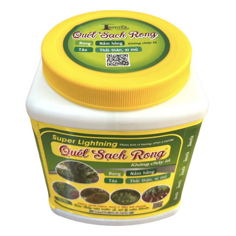 SUPER LIGHTNING ”QUÉT SẠCH RONG” 3 TỐT, PHA 300L, KHÔNG CHÁY LÁ PHÒNG TRỪ NẤM HỒNG, THỐI THÂN, XÌ MỦ HŨ 750GR