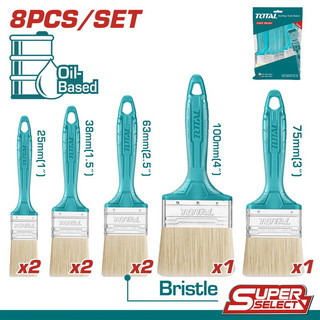 ĐỒ NGHỀ TOTAL Bộ 8 cọ sơn THT8450801 ( Chính hãng 100% )