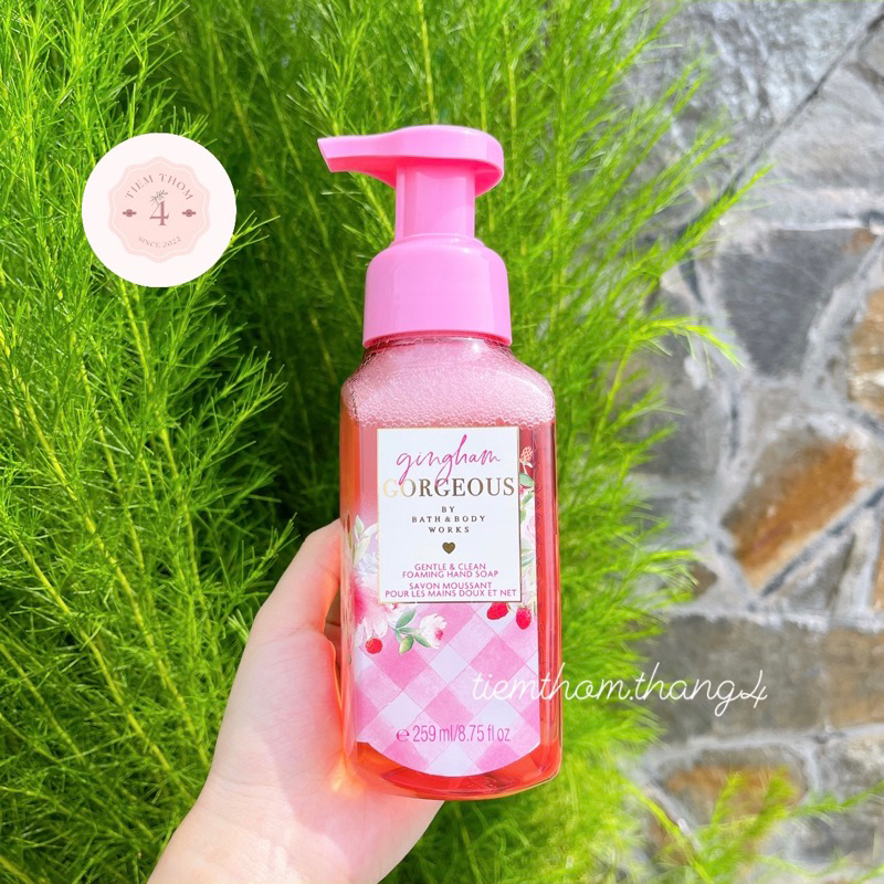 •𝐆𝐢𝐧𝐠𝐡𝐚𝐦 𝐆𝐨𝐫𝐠𝐞𝐨𝐮𝐬• Bath & Body Works - Sản phẩm dưỡng và xịt thơm toàn thân dành cho nữ