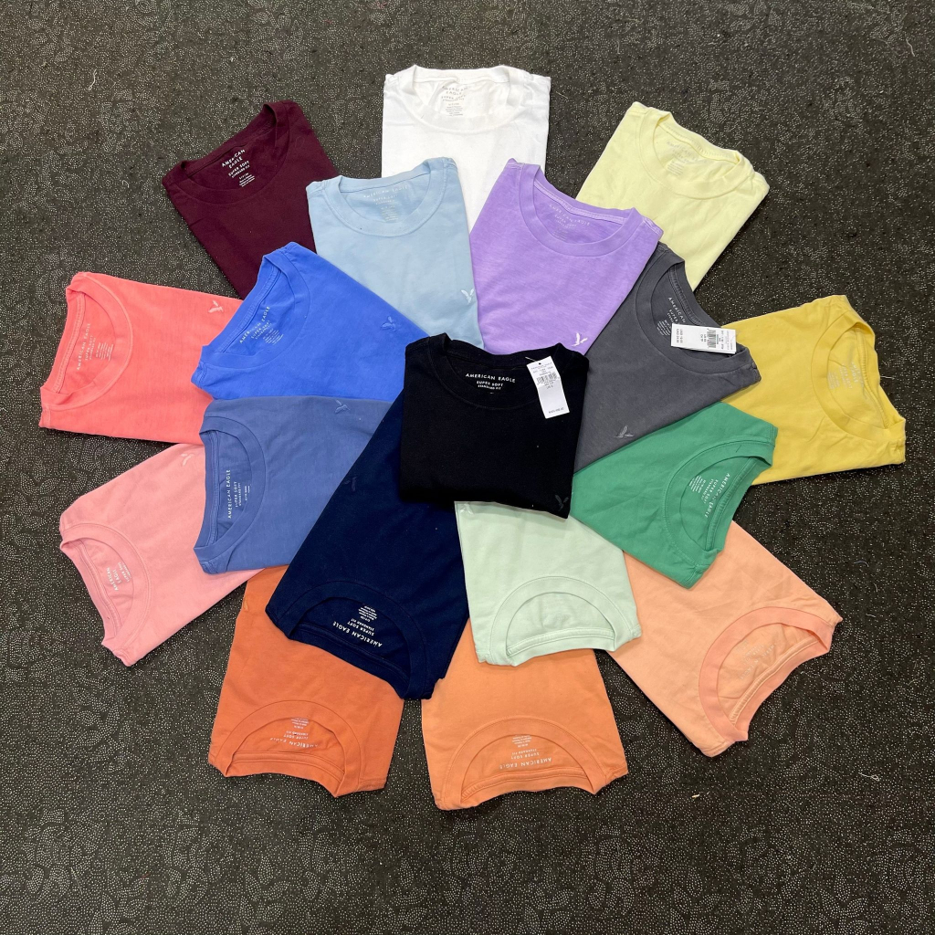 ÁO THUN TRƠN AMERICAN EAGLE_CHÍNHHÃNG_OSHO