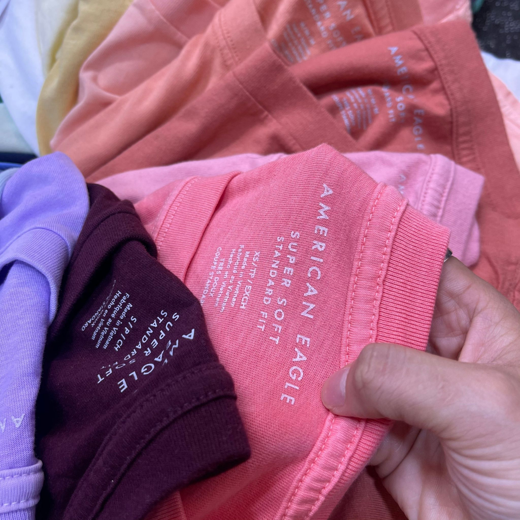 ÁO THUN TRƠN AMERICAN EAGLE_CHÍNHHÃNG_OSHO