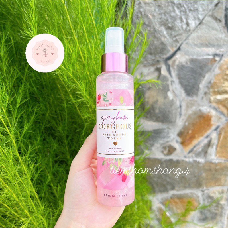 •𝐆𝐢𝐧𝐠𝐡𝐚𝐦 𝐆𝐨𝐫𝐠𝐞𝐨𝐮𝐬• Bath & Body Works - Sản phẩm dưỡng và xịt thơm toàn thân dành cho nữ