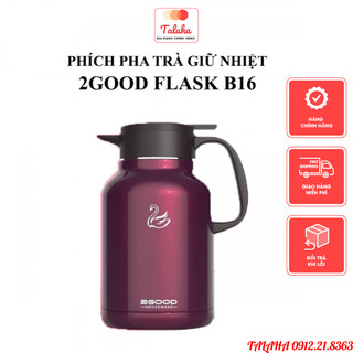 Phích pha trà giữ nhiệt 2good flask b16 (giữ nhiệt 24h, chống vỡ, thiết kế đẹp, màu sắc đẹp - talaha