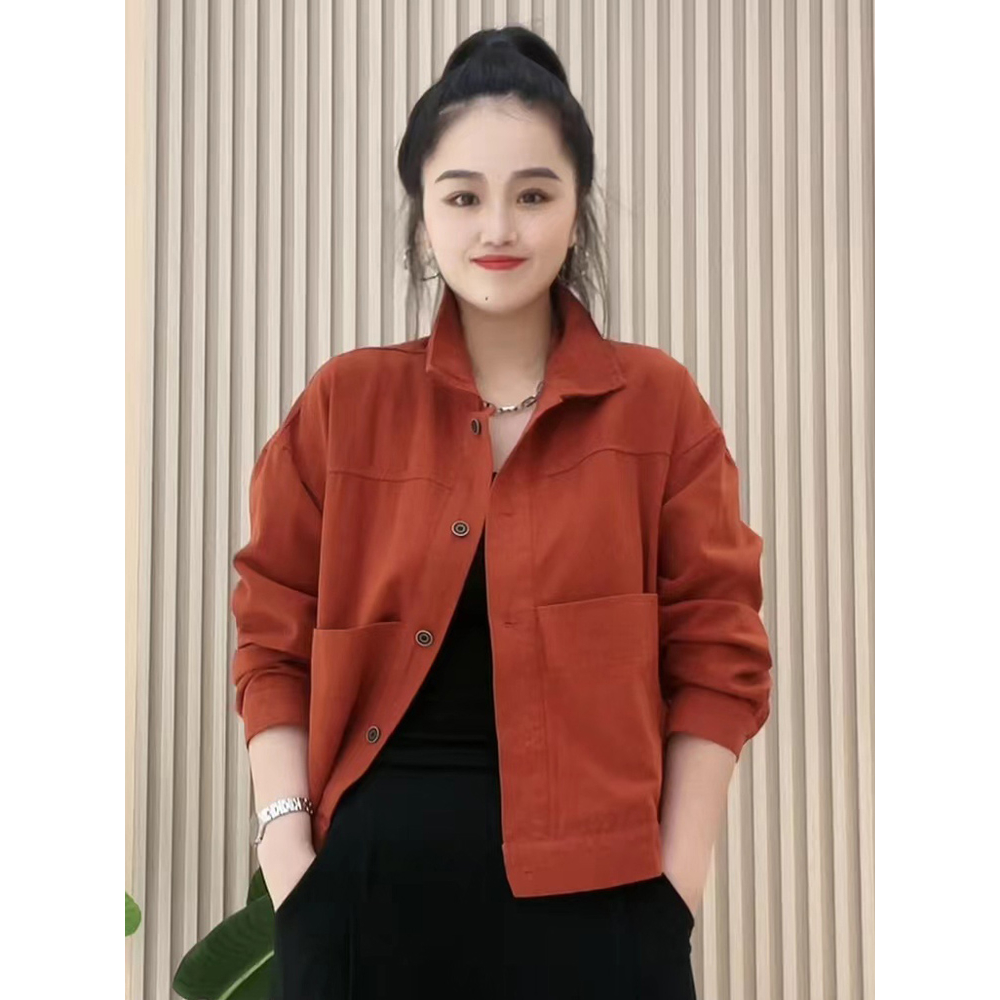 Áo khoác nữ kaki lửng croptop hàn quốc đẹp eo bo chun, nhiều màu sắc trẻ trung Tulibs KN07Q