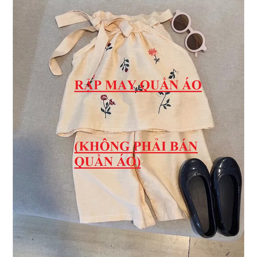 Bộ bé gái cổ yếm cho bé gái K2156