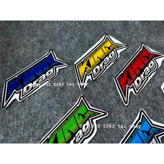 [ 1 MIẾNG ] TEM STICKER KINGDRAG DÁN TRANG TRÍ XE