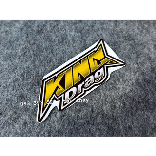 [ 1 MIẾNG ] TEM STICKER KINGDRAG DÁN TRANG TRÍ XE