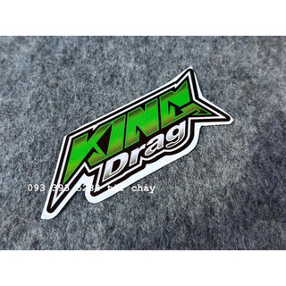 [ 1 MIẾNG ] TEM STICKER KINGDRAG DÁN TRANG TRÍ XE