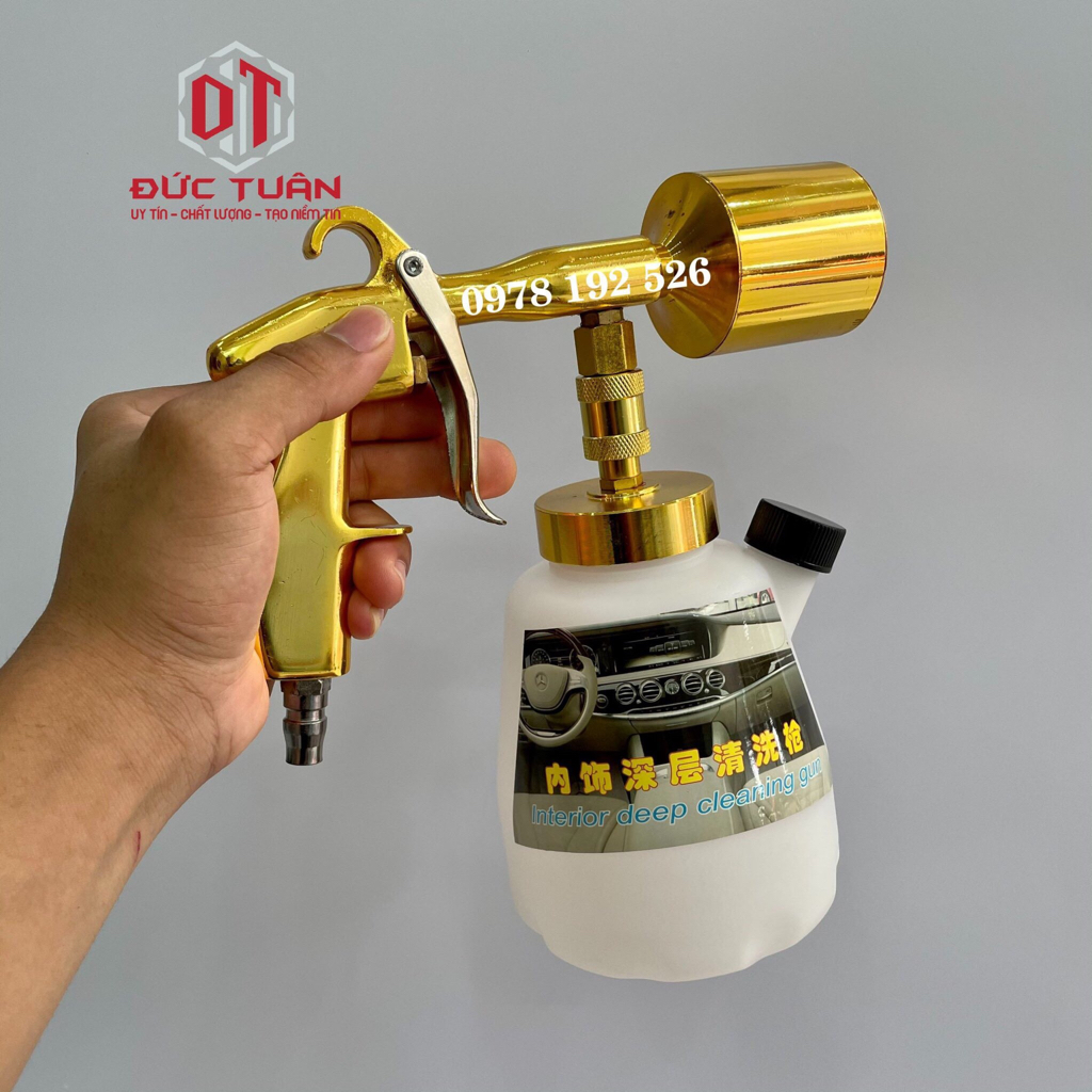 Bình Tạo Bọt Tuyết 1000 Lít  Cao Cấp  , Rửa Ô Tô , Xe Máy - Dùng Máy Nén Khí