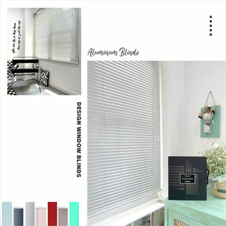 Rèm Sáo Nhôm Rèm Trung Tín màu Trắng Hoàng Kim Decor chụp ảnh đặt mọi số đo yêu cầu