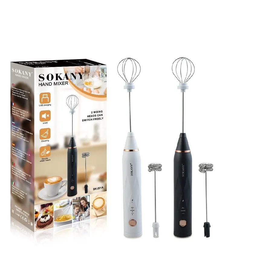 Máy Đánh Trứng Sokany Cầm Tay Không Dây Cao Cấp 3 Tốc Độ Hàng Chính Hãng