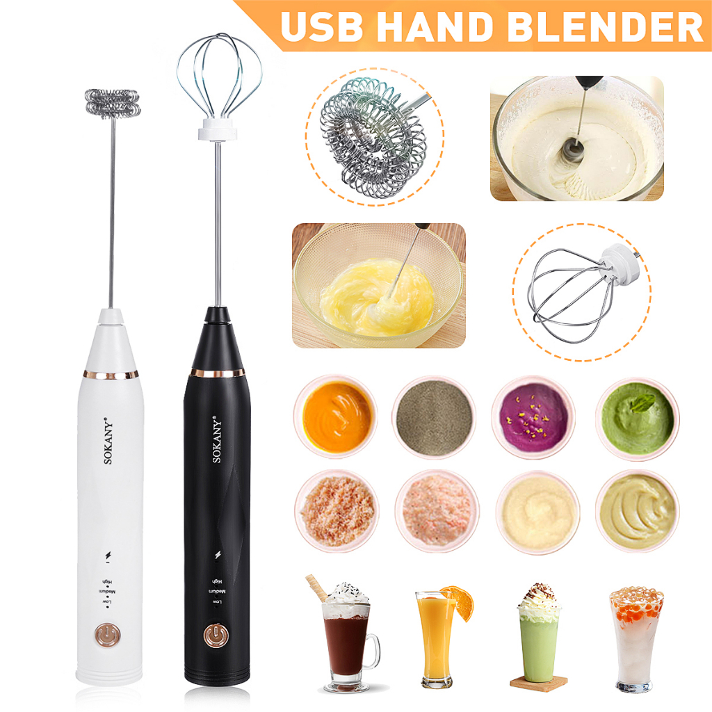 Máy Đánh Trứng Sokany Cầm Tay Không Dây Cao Cấp 3 Tốc Độ Hàng Chính Hãng