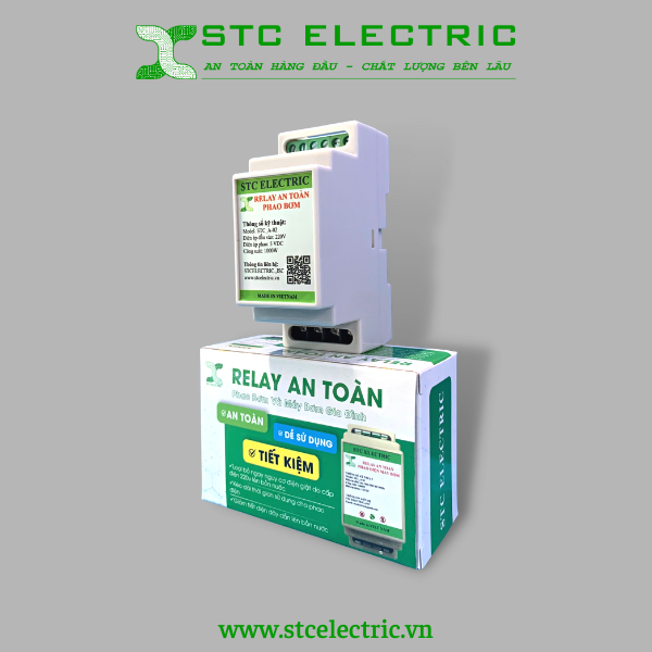 Rơ le an toàn phao điện bồn inox CHÍNH HÃNG STC ELECTRIC
