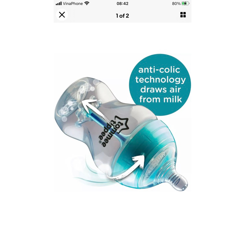 Bình có thanh cảm ứng nhiệt 260ml