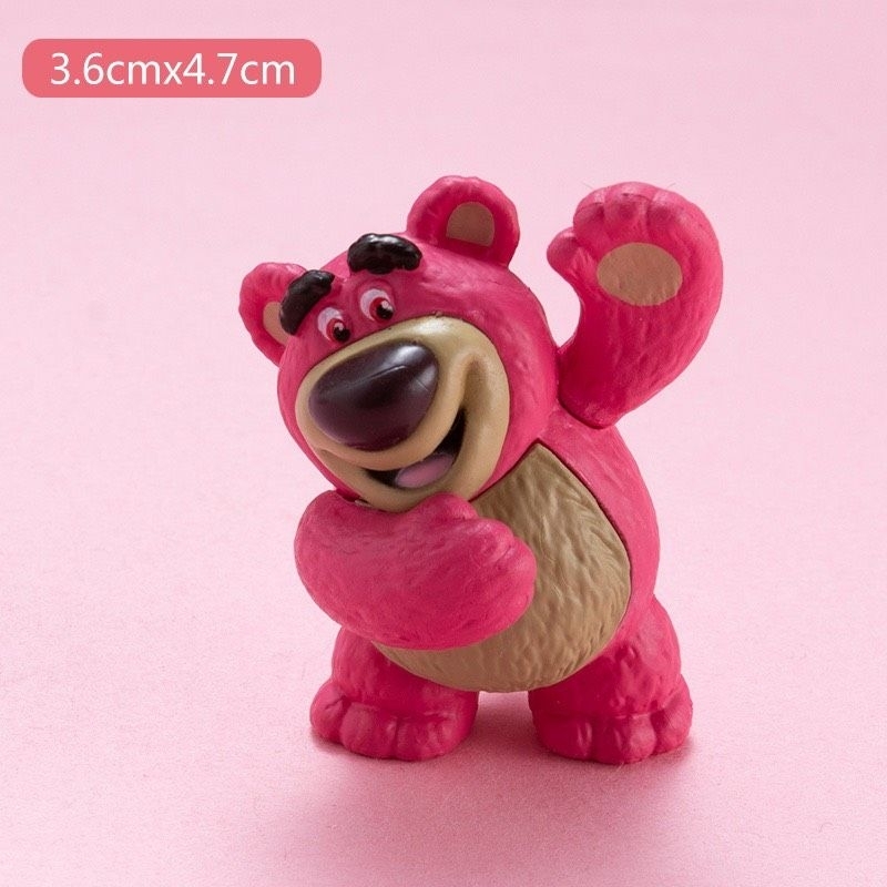 Bộ 2 mô hình mini đồ chơi Gấu dâu phim Toy story 4